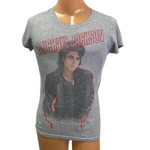 Michael Jackson Mens XL PolyCotton Short Sleeve Crew Neck Tee Shirt